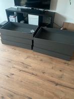 IKEA KOMPLEMENT Lades 100x58cm donker grijs, Ophalen, 50 tot 100 cm, Zo goed als nieuw, Minder dan 50 cm