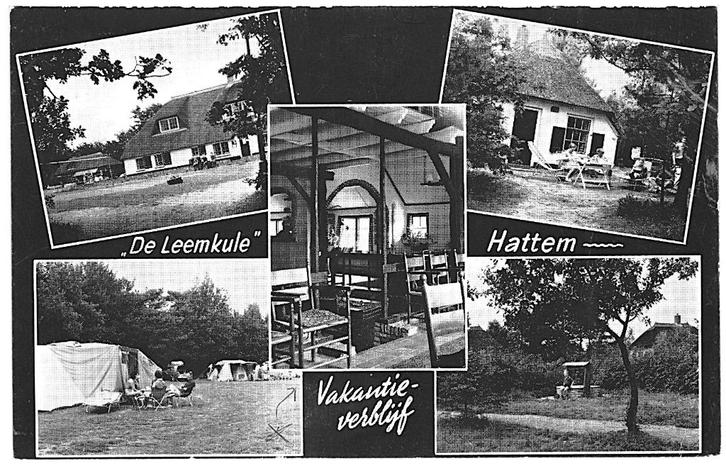 958013	Hattem	Gld Bungalow Vakantiehuisje Tent Vakantieverbl, Verzamelen, Ansichtkaarten | Nederland, Gelopen, Gelderland, 1960 tot 1980