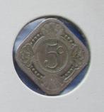 Curaçao 5 cents, 1948, Ophalen of Verzenden, Koningin Wilhelmina, 5 cent, Losse munt