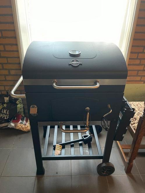 American BBQ Jaxon 2.0 Jamestown houtskool BBQ 57 x 42 cm, Tuin en Terras, Houtskoolbarbecues, Zo goed als nieuw, Ophalen
