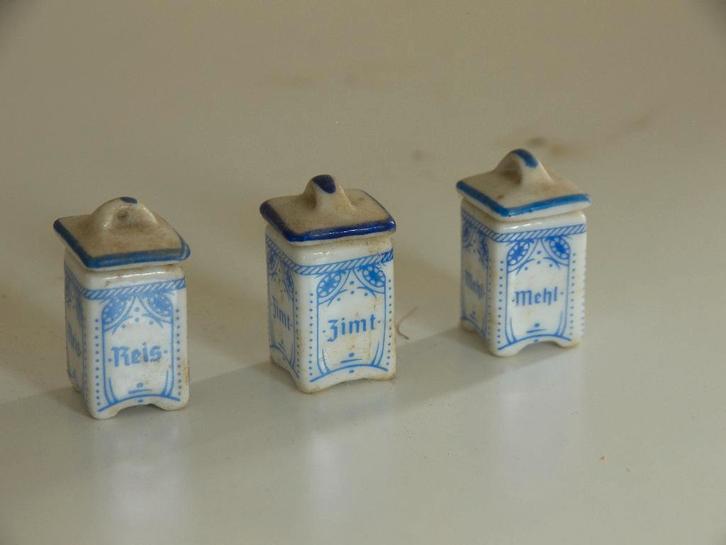 antiek speelgoed kruidenpotjes, Antiek en Kunst, Antiek | Speelgoed, Ophalen of Verzenden