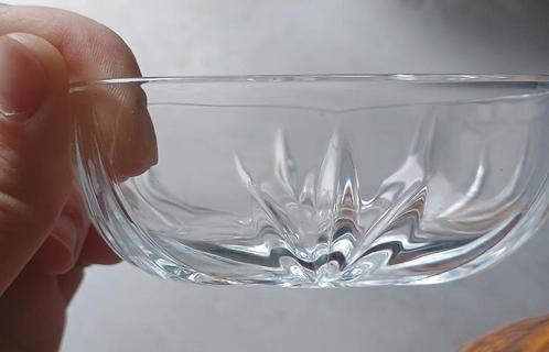 Set van 2 kristallen schaaltjes – vierkant met stermotief, Antiek en Kunst, Antiek | Glas en Kristal, Ophalen