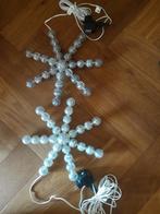 Set van 2 90's vintage Ikea Kallt sneeuwvlok ster lampen, Ophalen of Verzenden, Gebruikt