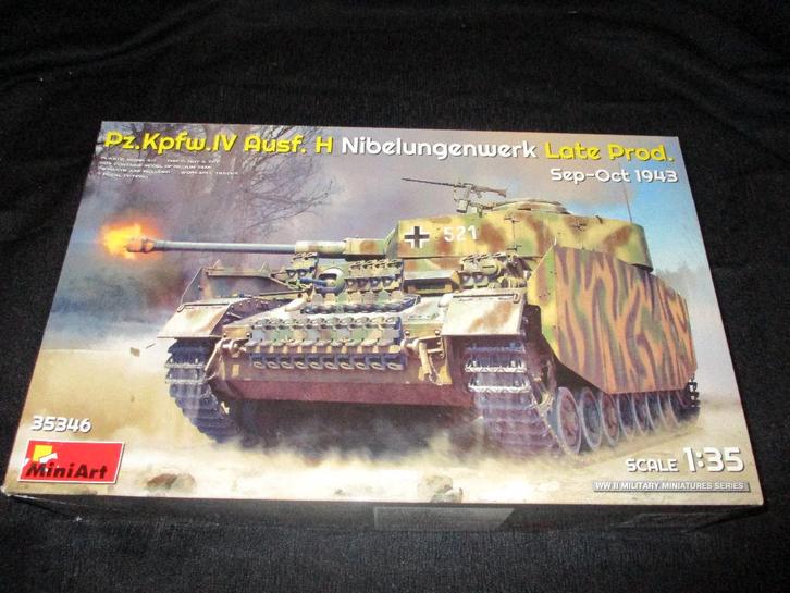 D-132,MINIART 1-35,NO,35346,Pz.Kpfw.IV Ausf. H Nibelungenwer, Hobby en Vrije tijd, Modelbouw | Auto's en Voertuigen, Nieuw, Overige typen