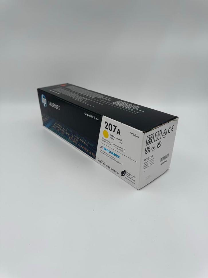 HP 207A (W2212A) Geel Toner - Nieuw & Geseald, Computers en Software, Printerbenodigdheden, Nieuw, Toner, Ophalen of Verzenden