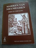 Mariken van Nieumeghen - Tekst en Vertaling, Boeken, Ophalen of Verzenden, Gelezen, Onbekend