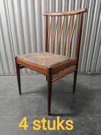 AWA vintage stoel stoelen eetkamerstoelen spijlenstoelen, Vier, Gebruikt, Hout, Ophalen
