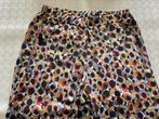 Poools broek zwart gemengd met kleur, Verzenden, Zwart, Zo goed als nieuw, Maat 36 (S)