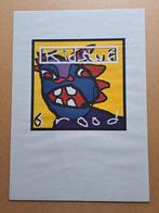 Herman brood artprint, Antiek en Kunst, Kunst | Litho's en Zeefdrukken, Ophalen of Verzenden