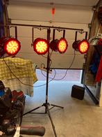 4 Showtec Led Par 56 op standaard, Muziek en Instrumenten, Licht en Laser, Ophalen, Gebruikt, Licht