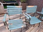 Franse bistro set stoelen 4 stuks, Ophalen, Gebruikt