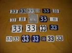 oud emaille huisnummer 33 ook 34 35 36 37 38 39 40 41 42 43, Antiek en Kunst, Antiek | Emaille, Ophalen of Verzenden