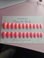 Handgemaakte Press On Nails, Ophalen of Verzenden, Nieuw, Handen en Nagels
