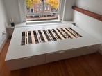 IKEA NORDLI bedframe, Huis en Inrichting, Gebruikt, Wit, Tweepersoons, Ophalen of Verzenden