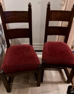 2  Eiken eetkamerstoelen. (evt. 4 stuks), Huis en Inrichting, Stoelen, Ophalen, Twee, Overige kleuren, Zo goed als nieuw