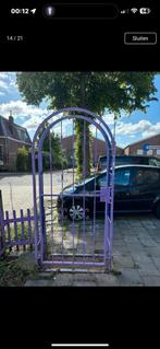 Tuinpoort tuinhek deur tuin, Ophalen, Met poort, Gebruikt, Tuinhek