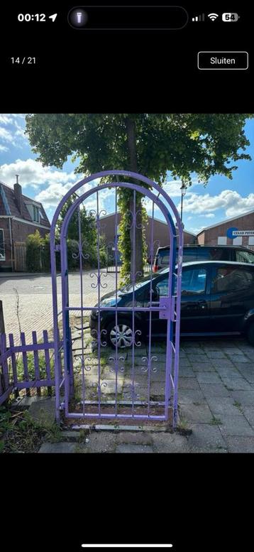 Tuinpoort tuinhek deur tuin beschikbaar voor biedingen