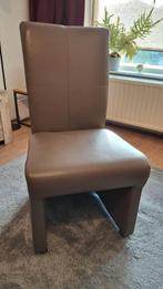 3 lederen eetkamerstoelen., Huis en Inrichting, Stoelen, Overige kleuren, Drie, Leer, Ophalen of Verzenden