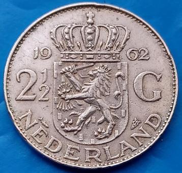 2 1/2 gulden 1962 - Juliana    beschikbaar voor biedingen