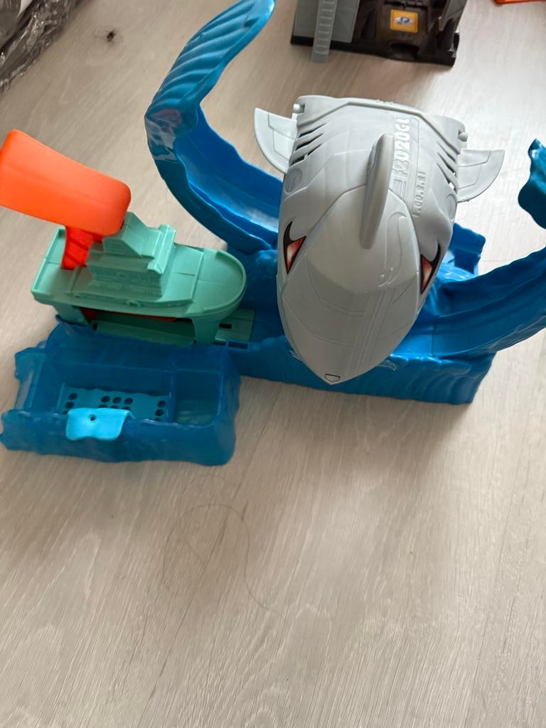 Hot Wheels Haai Racebaan, Ophalen of Verzenden, Hot Wheels, Racebaan, Gebruikt