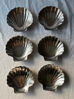 Set van 6 Franse vintage RVS Saint-Jacques schaaltjes, Huis en Inrichting, Keuken | Servies, Ophalen, Overige materialen, Overige stijlen