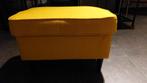 Gele Stoffen Voetenbank / STRANDMON, Ophalen, Gebruikt, 50 tot 75 cm, Vierkant