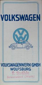 Folder VOLKSWAGEN Kever 1948 Bril Kever, Ophalen of Verzenden, Nieuw, Volkswagen