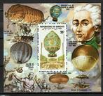 djibouti 1983 pf blok luchtballonnen luchtvaart zeppelins 3, Ophalen of Verzenden, Postfris, Vliegtuigen