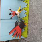 Jed keramiek/schilderij voor in tuin met kip/haan, Tuin en Terras, Ophalen, Gebruikt