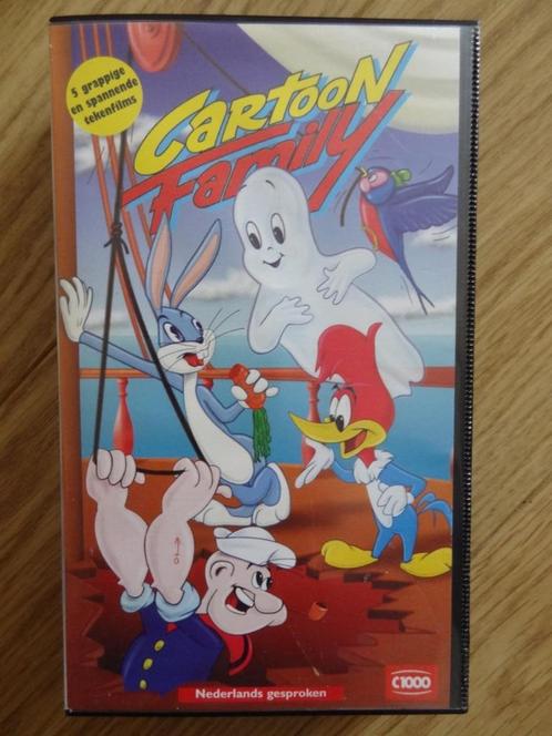 VHS Cartoon Family – Videoband >Snelle Verzending!<, Cd's en Dvd's, VHS | Kinderen en Jeugd, Gebruikt, Tekenfilms en Animatie