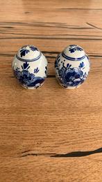 Delfts blauw peper en zout stel. Nr 214, Antiek en Kunst, Antiek | Keramiek en Aardewerk, Ophalen of Verzenden