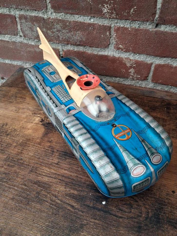 Vintage blikken  Interkozmosz ruimtevaartuig, Verzamelen, Speelgoed, Gebruikt, Ophalen of Verzenden