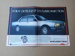 Reclame (uit oud tijdschrift) Peugeot 505 Turbo Inj (1988), Auto's, Gebruikt, Verzenden