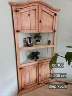 Hoekkast. Mexicaans grenen, Huis en Inrichting, Kasten | Buffetkasten, Ophalen, Met deur(en), 100 tot 150 cm, 200 cm of meer