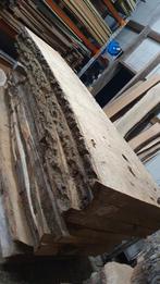 Populier esdoorn schaaldelen tafelblad, Ophalen of Verzenden, Zo goed als nieuw, 250 cm of meer, Planken