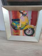 Vespa Schilderij in Lijst, Antiek en Kunst, Ophalen of Verzenden