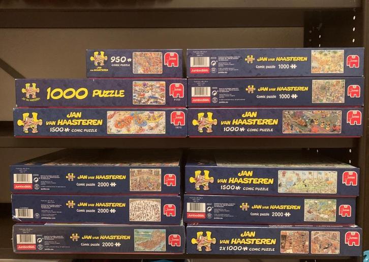 Jan van Haasteren puzzels. Nieuw of zo goed als nieuw., Hobby en Vrije tijd, Denksport en Puzzels, Zo goed als nieuw, Legpuzzel
