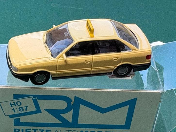 Rietze Audi 80 Taxi IMG6852/3, Hobby en Vrije tijd, Modelauto's | 1:87, Nieuw, Auto, Rietze, Ophalen of Verzenden