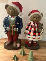 Kerst Beren Stel groot - Intratuin Polystone, Ophalen of Verzenden, Zo goed als nieuw, Kunststof, Dierenbeeld