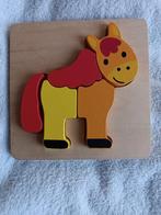 Houten kinderpuzzel, Ophalen of Verzenden, Zo goed als nieuw, Van hout, Minder dan 10 stukjes