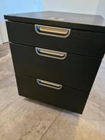 Bureau/ladenblok op wieltjes, Ophalen, Minder dan 50 cm, Gebruikt, 3 of 4 laden