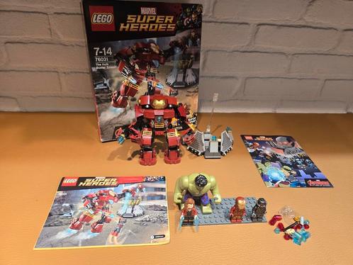 Lego 76031 The Hulk Buster Smash, Kinderen en Baby's, Speelgoed | Duplo en Lego, Gebruikt, Ophalen of Verzenden