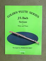 J.S. Bach - Siciliano uit fluit sonate nr. 2, Klassiek, Ophalen of Verzenden, Zo goed als nieuw, Dwarsfluit of Piccolo