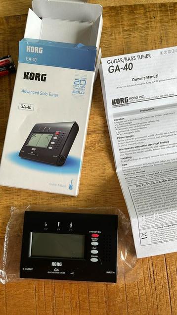 Korg guitar/bass tuner gitaar beschikbaar voor biedingen