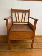 Antieke Houten Po-Stoel, Antiek en Kunst, Ophalen
