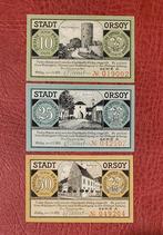 10/25/50 Pfennig. Duitsland. stad orsoy, Ophalen of Verzenden, Duitsland