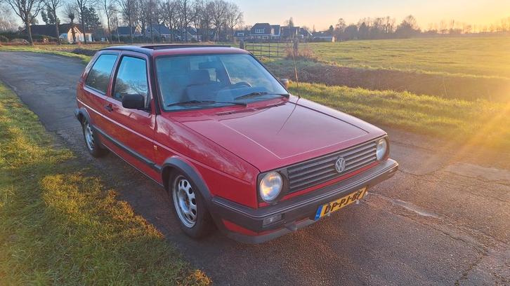 Volkswagen Golf II Pasadena 1992 Rood, Auto's, Volkswagen, Particulier, Golf, Open dak, Benzine, Hatchback, Handgeschakeld, Origineel Nederlands