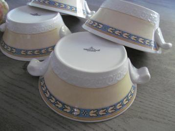 4 Villeroy & Boch Millenia Soepkommen beschikbaar voor biedingen