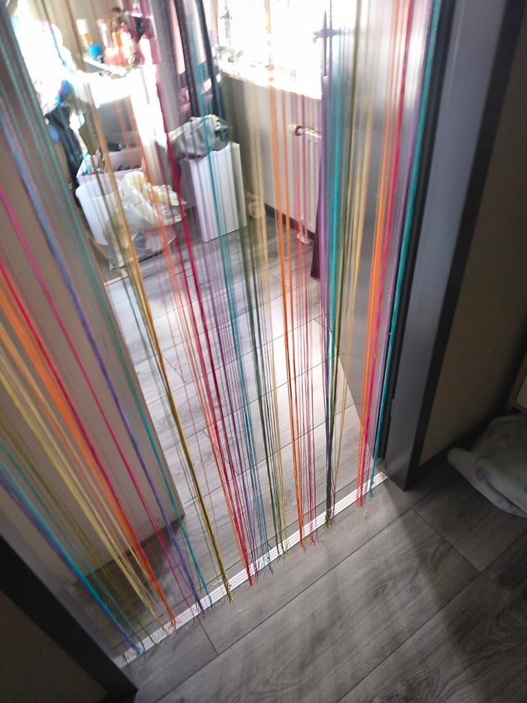 Draadgordijn, Overige kleuren, Zo goed als nieuw, 150 tot 200 cm, 50 tot 100 cm