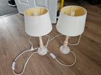 Lamp 2x, Huis en Inrichting, Lampen | Lampenkappen, Ophalen, Gebruikt, Rond